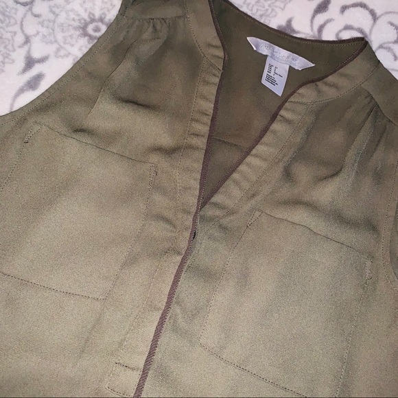 H&M Olive Green Blouse - Picture 2 of 3